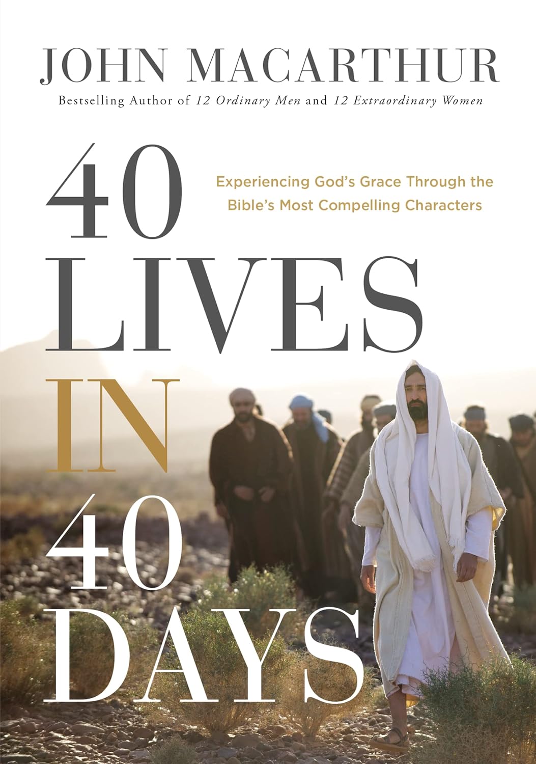 40 Lives in 40 Days Experiencing Gods Grace Through the Bibles Most Compelling Characters  by John F. MacArthur